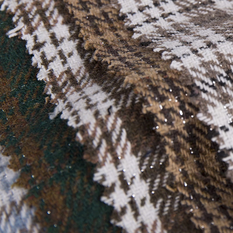 قماش تويد من الألياف الكيماوية منقوش متعدد الألوان للمعاطف 2133