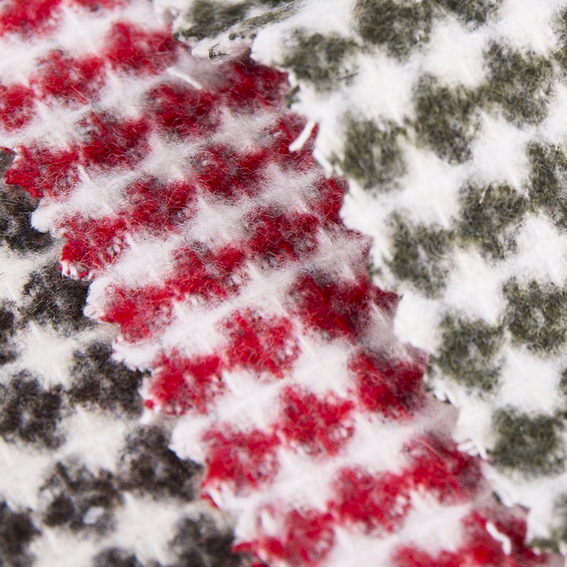 فرشاة الماس الصغيرة منقوشة نسيج الصوف التويد للمعاطف 2252