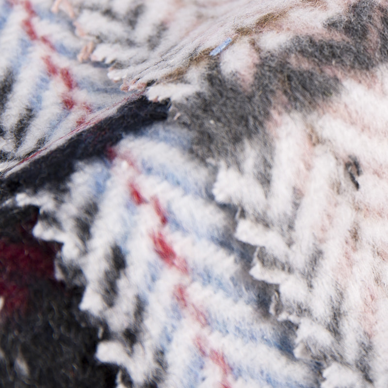 فرشاة جاكار منقوشة من الصوف المتعرج قماش تويد 2424