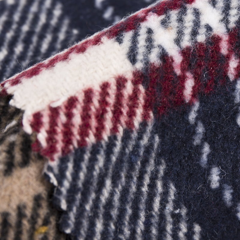 الترتان منقوشة الملابس المدرسية الصوف الالياف الكيماوية نسيج التويد 2569