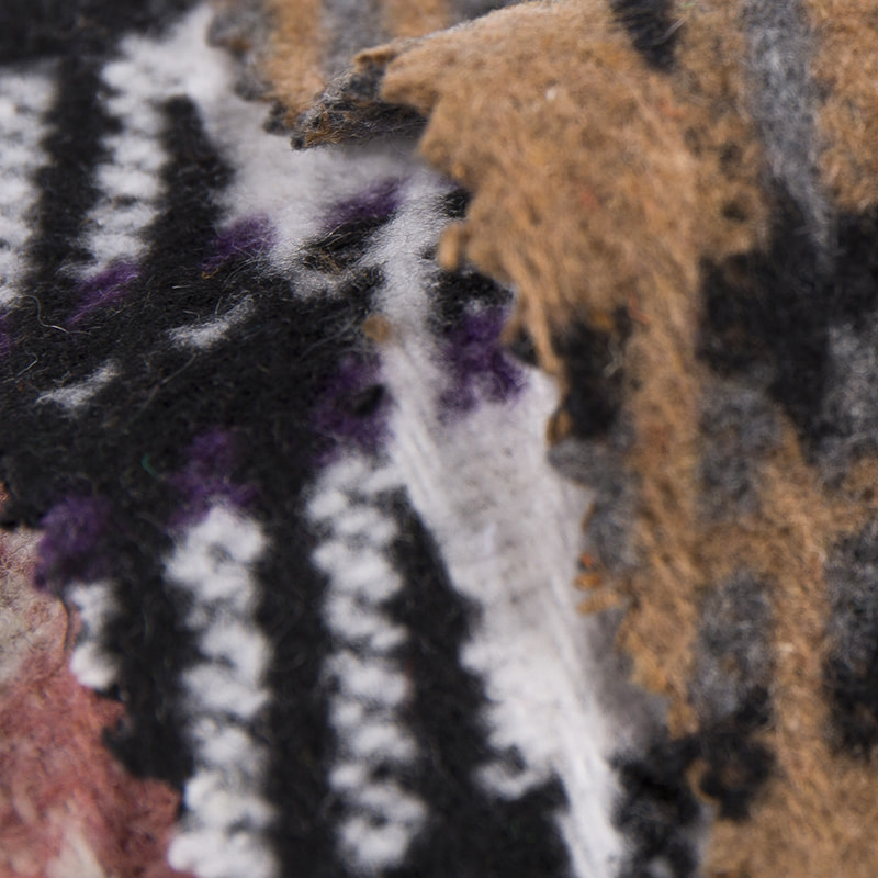 قماش ترتان منقوش منقوش سميك 10% صوف 90% نسيج تويد من الألياف الكيماوية 2570