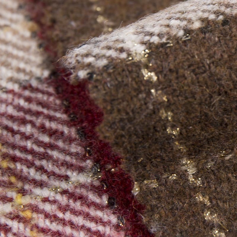 الترتان منقوشة الذهب والفضة حك نسيج التويد المعدني 2576