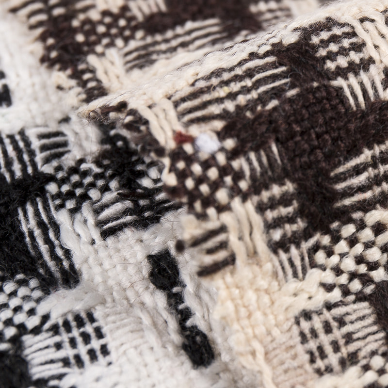 منقوشة مربعات نسيج الصوف الجاكار 2709