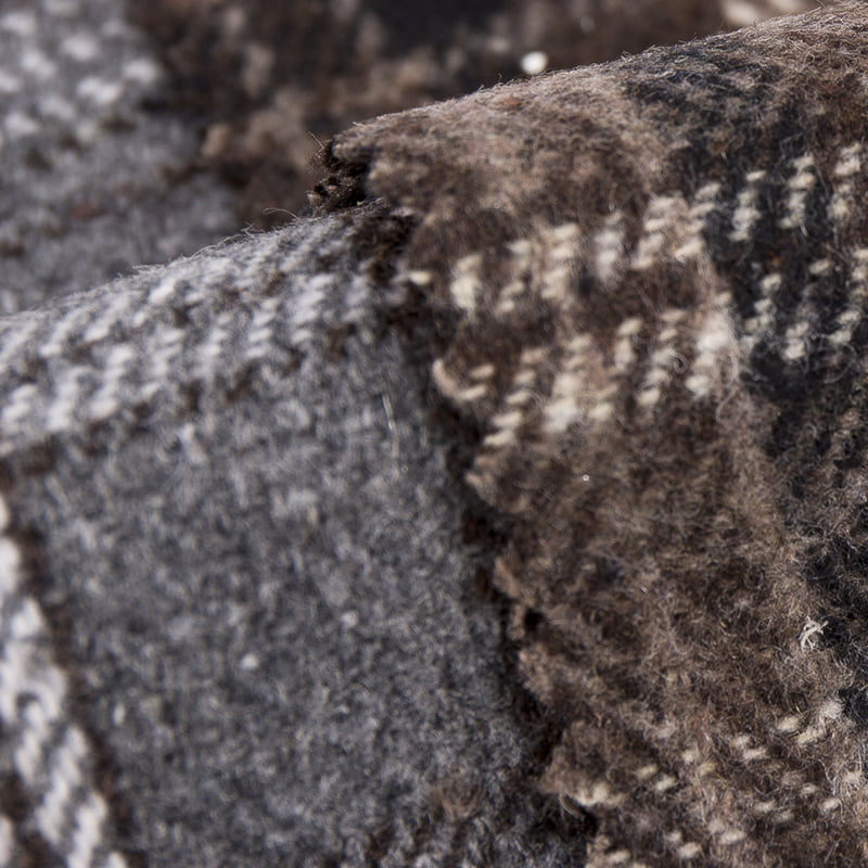 منقوشة حك الصوف لمس نسيج التويد من الصين 3223