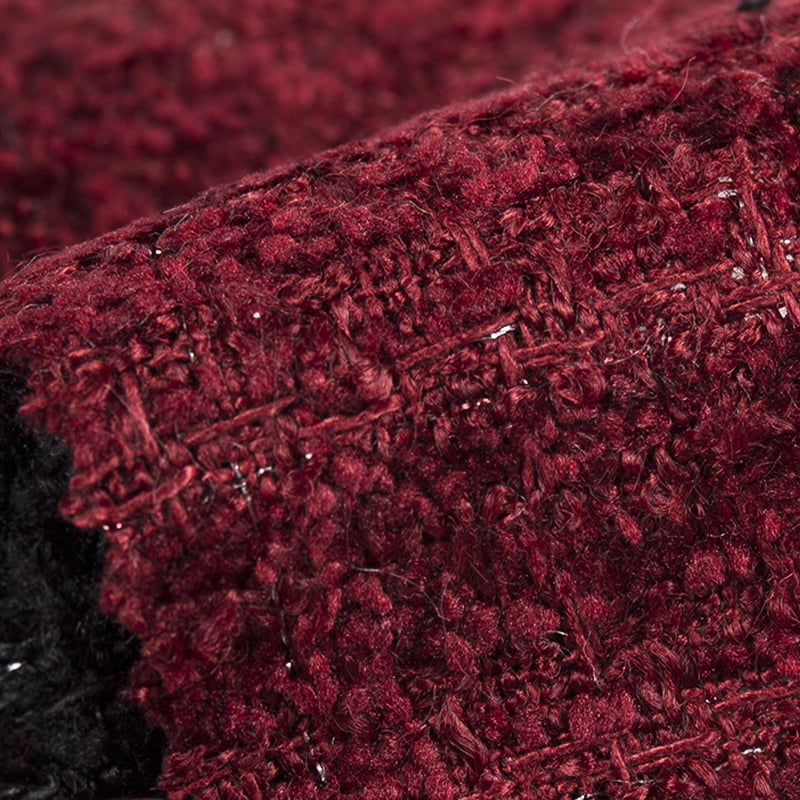 قماش شانيل منقوش من قماش الجاكار التويد المعدني 3260