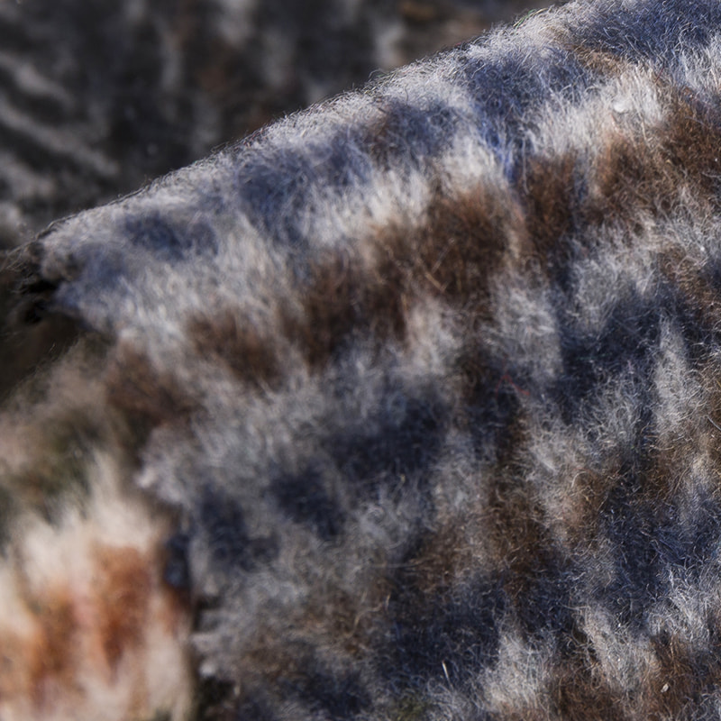 الترتان منقوشة فرشاة متعرجة الصوف الكيماوية الألياف نسيج التويد للمعاطف 3265