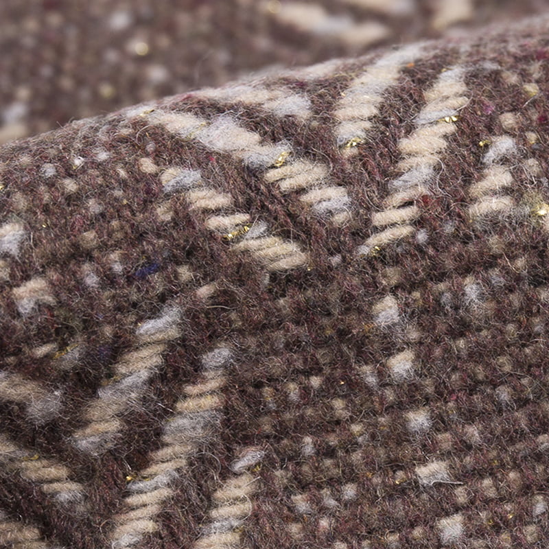 الصين مورد الصوف متعرجة الجاكار نسيج الصوف للملابس 3333