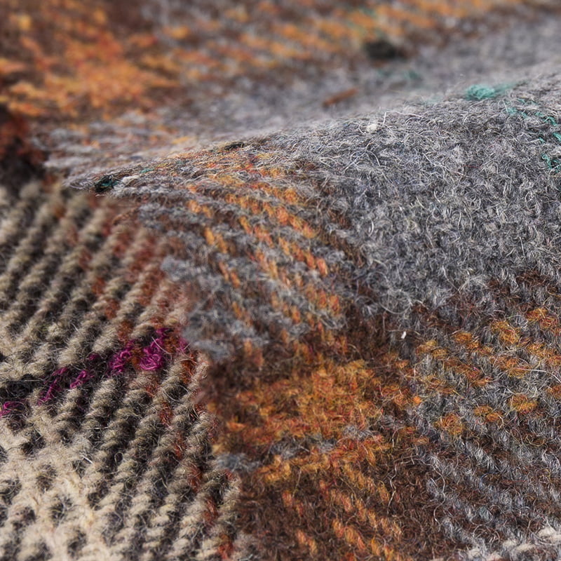 نسيج تويد صوف منقوش كلاسيكي للملابس في الشتاء 3423