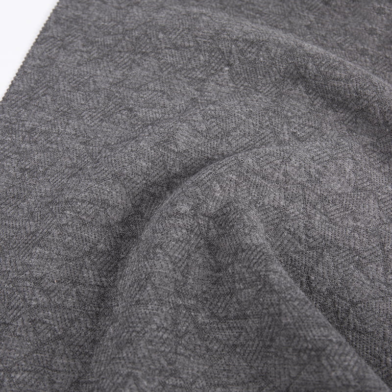 تنقش طاحونة محبوك الجاكار البوليستر فسكوزي دنة أقمشة رياضية للملابس AW23026