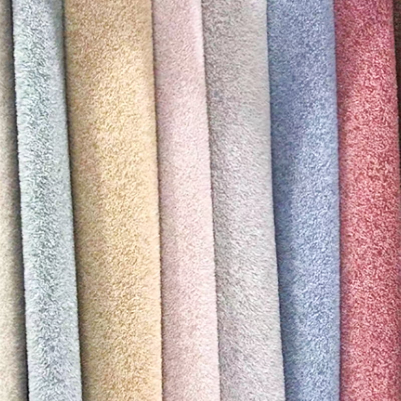 البوليستر نايلون متماسكة فو نحى فرو المنك الأقمشة الشتوية للملابس H1816