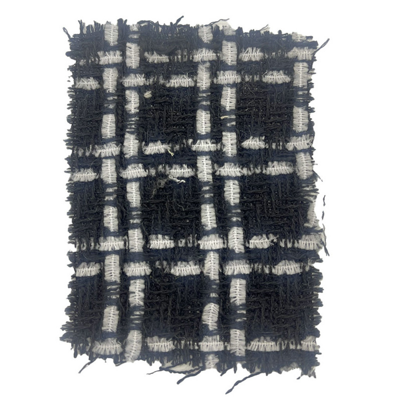 أقمشة التويد المنسوجة من الصوف الأسود الخالدة للملابس 23545