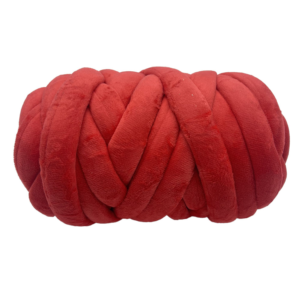 خيوط بوليستر فاخرة 2 سم خيوط أنبوبية مخملية لحياكة الأصابع